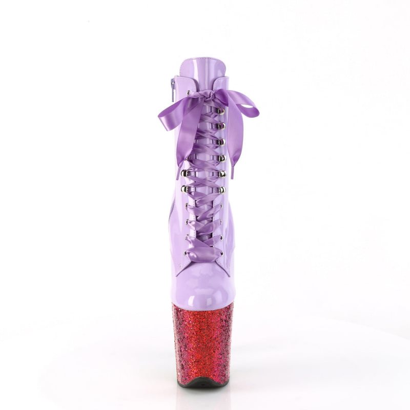 Pleaser Flamingo-1020HG Laarzen Dames Paars Gekleurd | RCGHP-BE