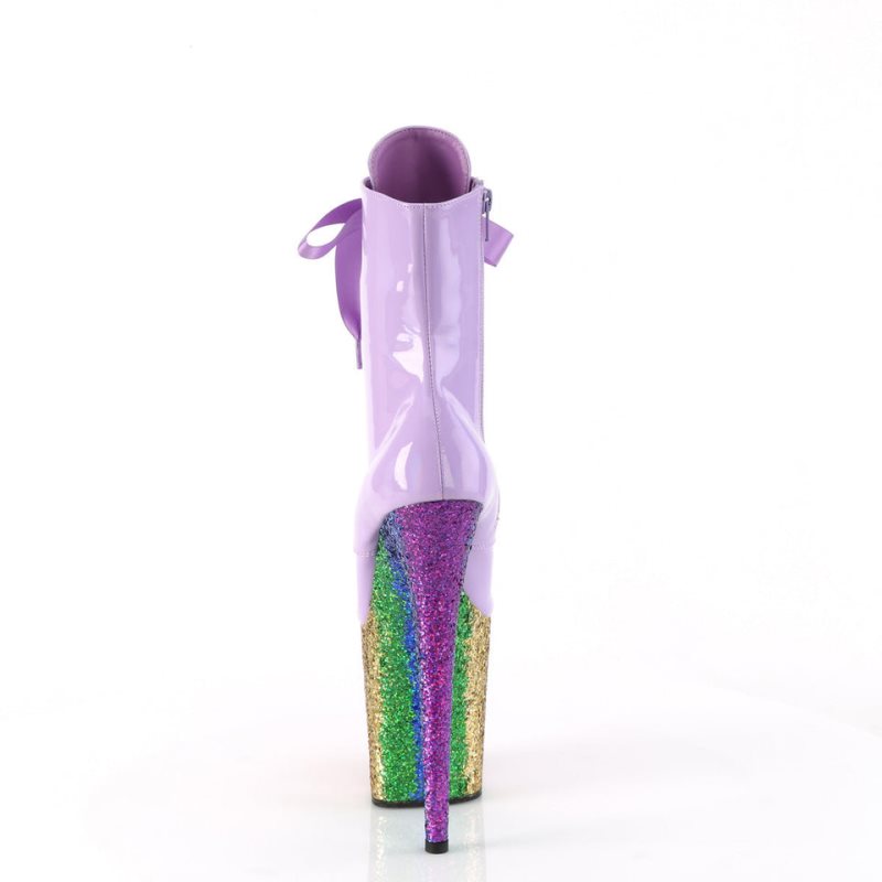 Pleaser Flamingo-1020HG Laarzen Dames Paars Gekleurd | RCGHP-BE