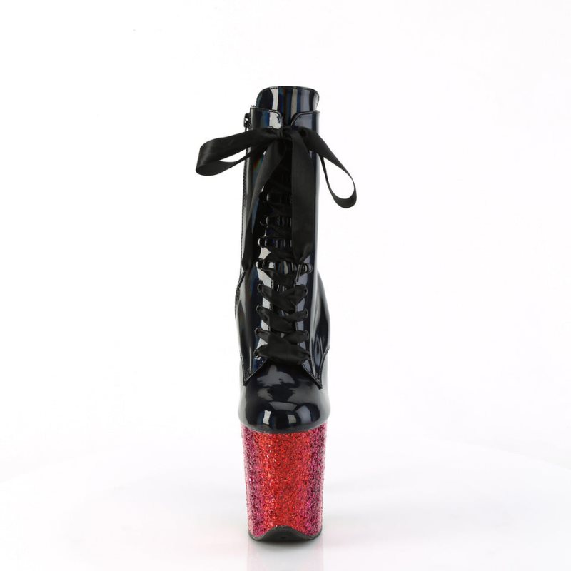 Pleaser Flamingo-1020HG Laarzen Dames Zwart Gekleurd | WOMXA-BE
