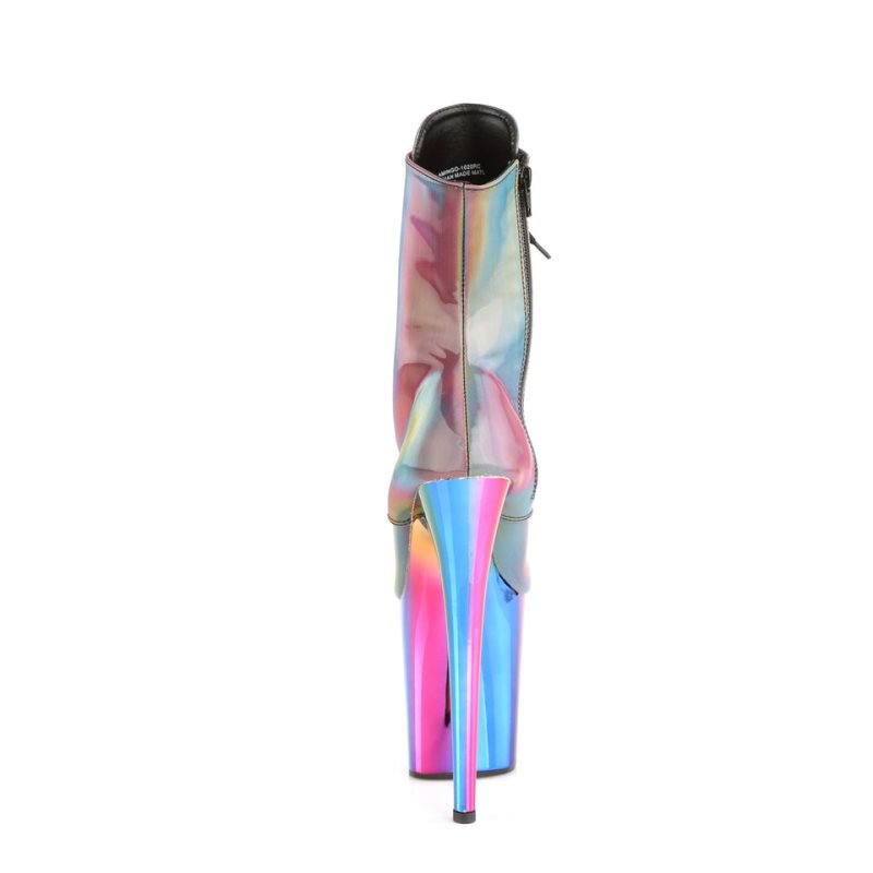 Pleaser Flamingo-1020RC-REFL Laarzen Dames Gekleurd | POZHD-BE
