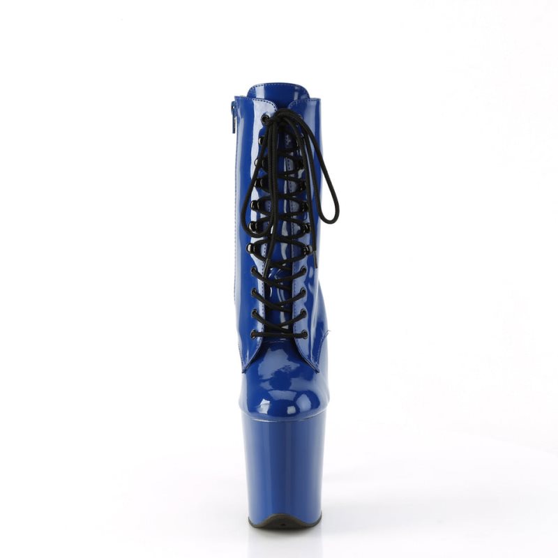 Pleaser Flamingo-1020 Laarzen Dames Blauw | YWUAK-BE