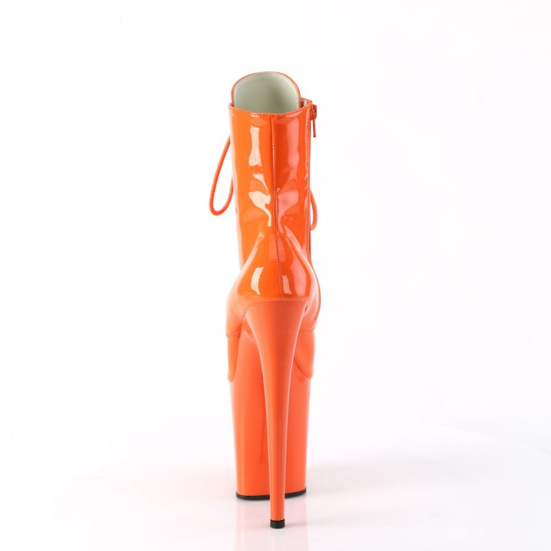 Pleaser Flamingo-1020 Laarzen Dames Oranje | AUJBC-BE
