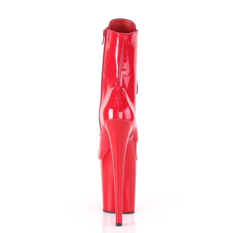 Pleaser Flamingo-1020 Laarzen Dames Rood | BHUSJ-BE
