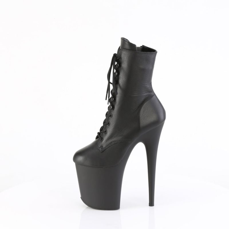 Pleaser Flamingo-1020 Laarzen Dames Zwart | CQZIX-BE