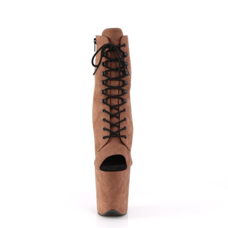 Pleaser Flamingo-1021FS Laarzen Dames Bruin | AQLOG-BE