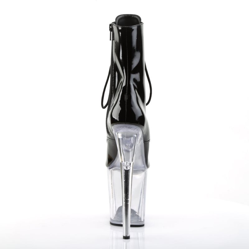 Pleaser Flamingo-1021 Laarzen Dames Zwart | TQVHL-BE