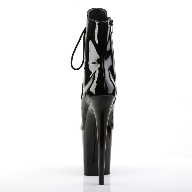 Pleaser Flamingo-1021 Laarzen Dames Zwart | LDIOH-BE