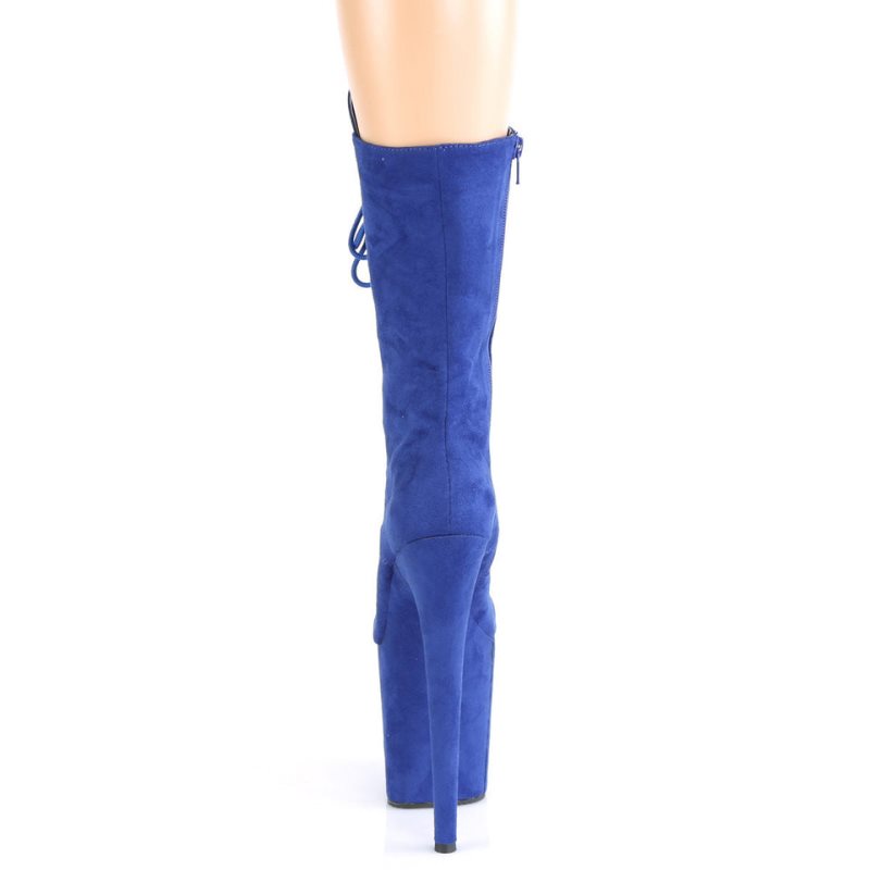 Pleaser Flamingo-1050FS Laarzen Dames Blauw | DJUHN-BE
