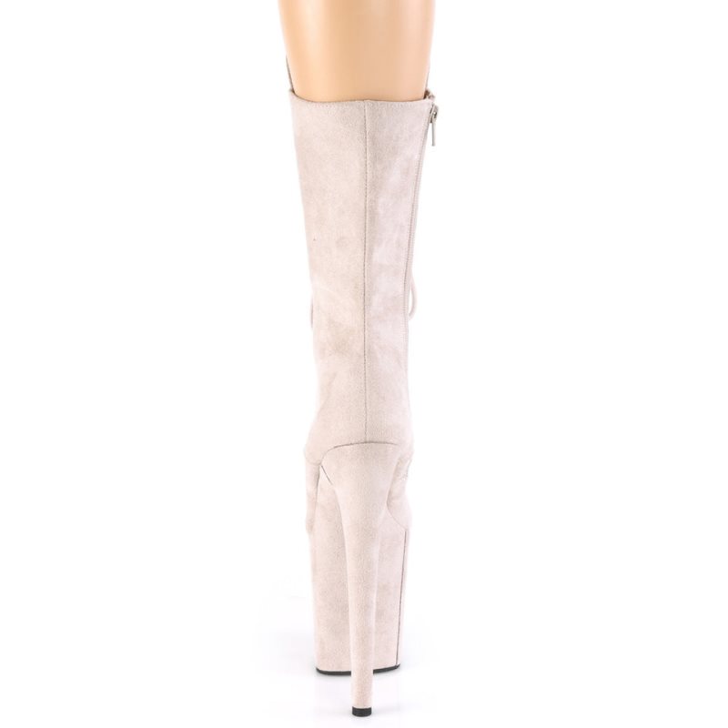 Pleaser Flamingo-1050FS Laarzen Dames Bruin | UCYQK-BE