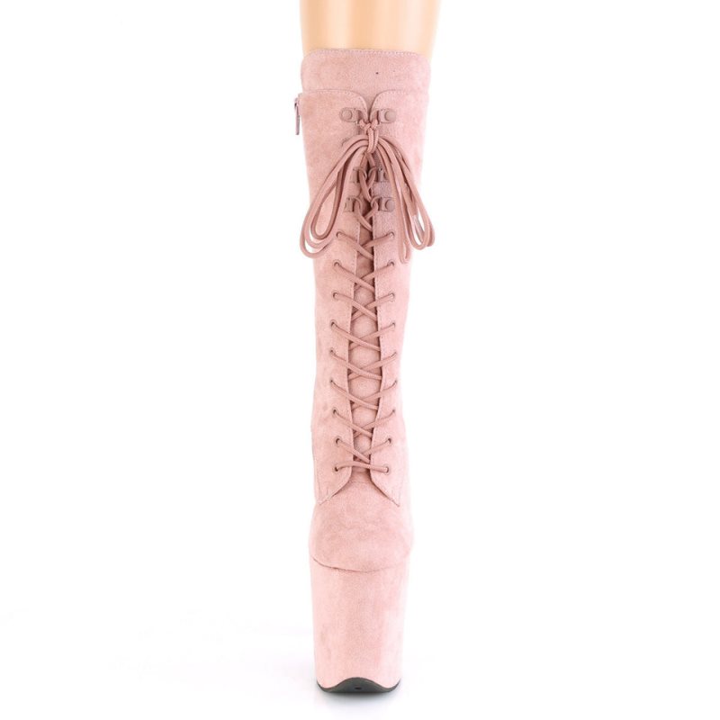 Pleaser Flamingo-1050FS Laarzen Dames Roze | MLNPH-BE