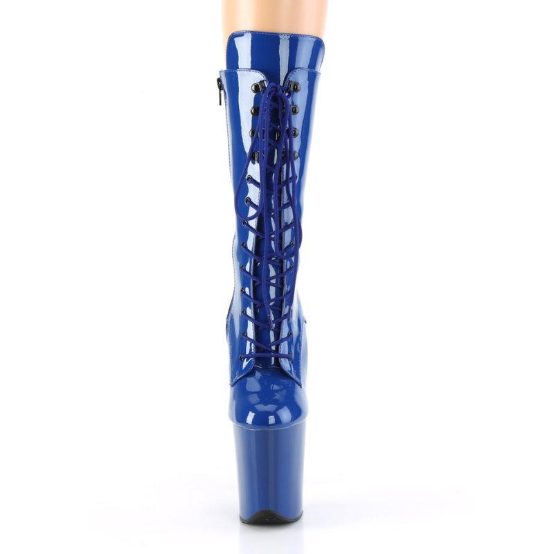 Pleaser Flamingo-1050 Laarzen Dames Blauw | LOSYB-BE