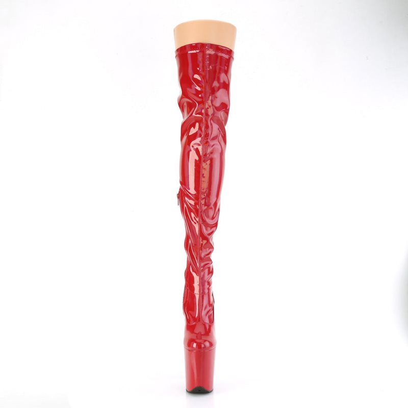 Pleaser Flamingo-3000HWR Hoge Hakken Dames Rood | WQCEZ-BE