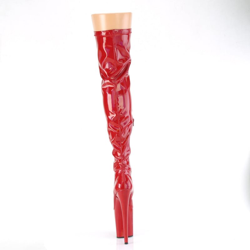 Pleaser Flamingo-3000HWR Hoge Hakken Dames Rood | WQCEZ-BE