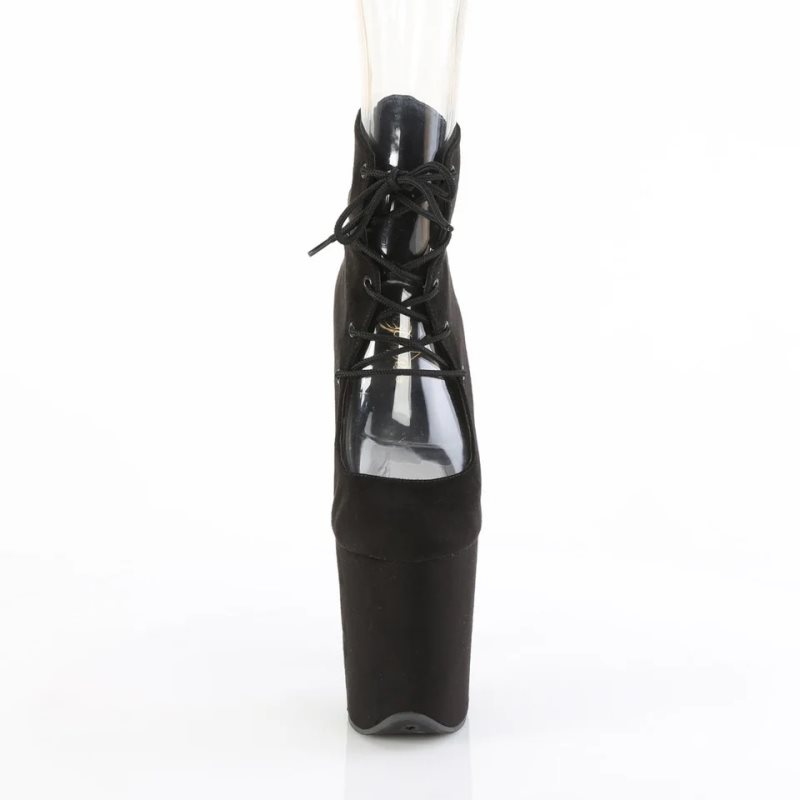 Pleaser Flamingo-800-22 Laarzen Dames Zwart | WGOPR-BE