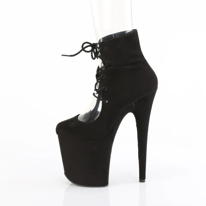 Pleaser Flamingo-800-22 Laarzen Dames Zwart | WGOPR-BE