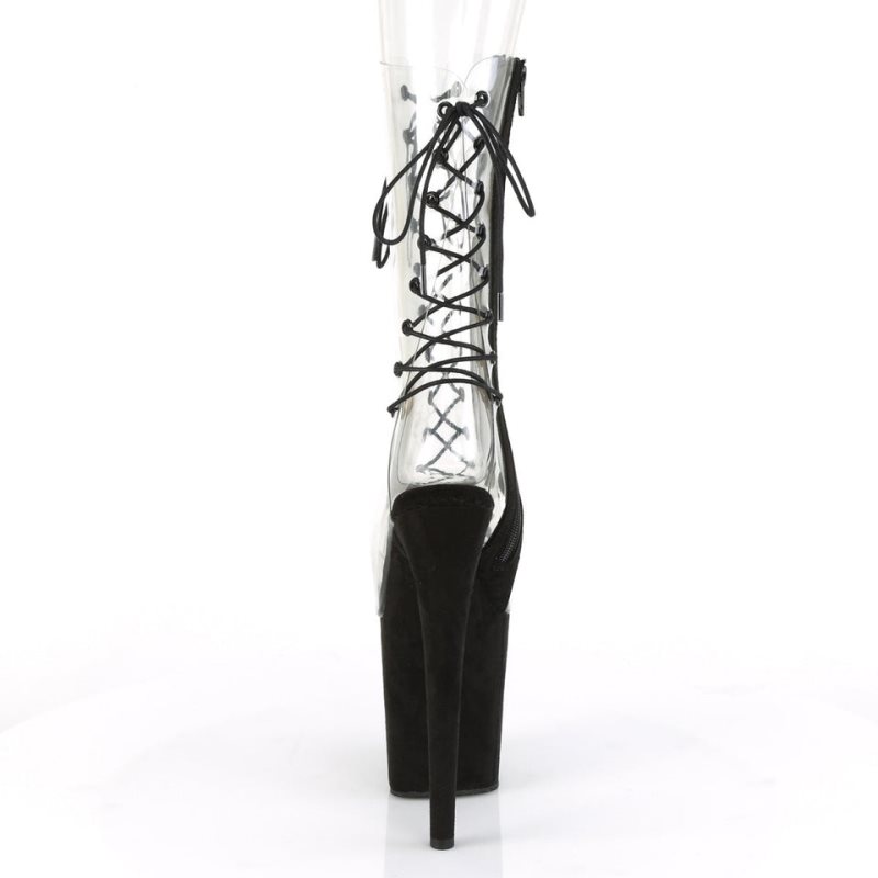 Pleaser Flamingo-800-60FS Laarzen Dames Zwart | YUSKW-BE