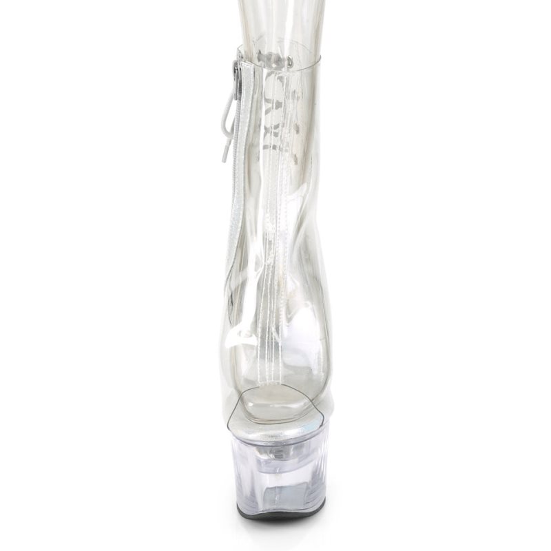 Pleaser Flashdance-1018C-7 Laarzen Dames Clear | OMQYP-BE