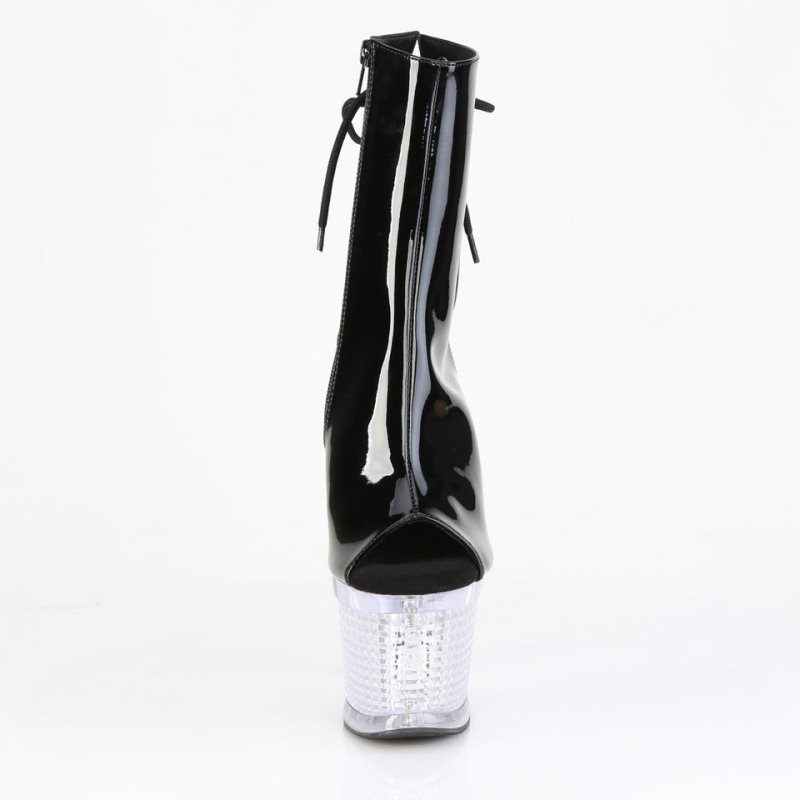 Pleaser Flashdance-1018SPEC Laarzen Dames Zwart | HVXOM-BE