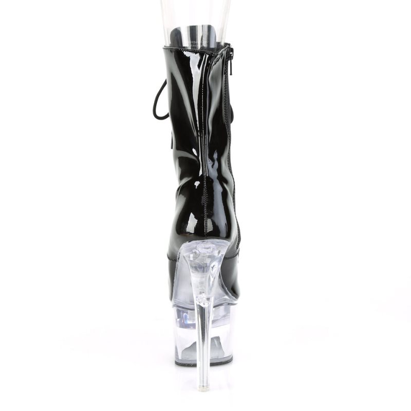 Pleaser Flashdance-1020-7 Laarzen Dames Zwart | WSMFT-BE