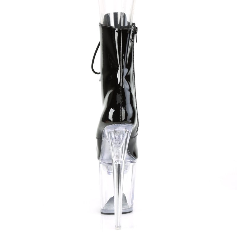 Pleaser Flashdance-1020-8 Laarzen Dames Zwart | HTRPV-BE