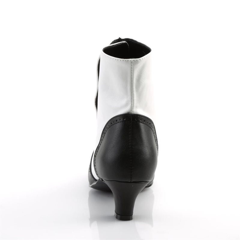 Pleaser Flora-1023 Vegan Leather Laarzen Dames Wit | SPMGR-BE