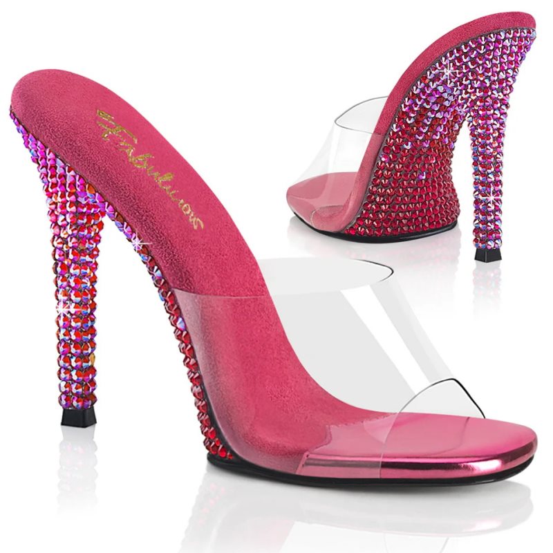 Pleaser Gala-01DMM Badslippers Dames Fuchsie | AHIZW-BE