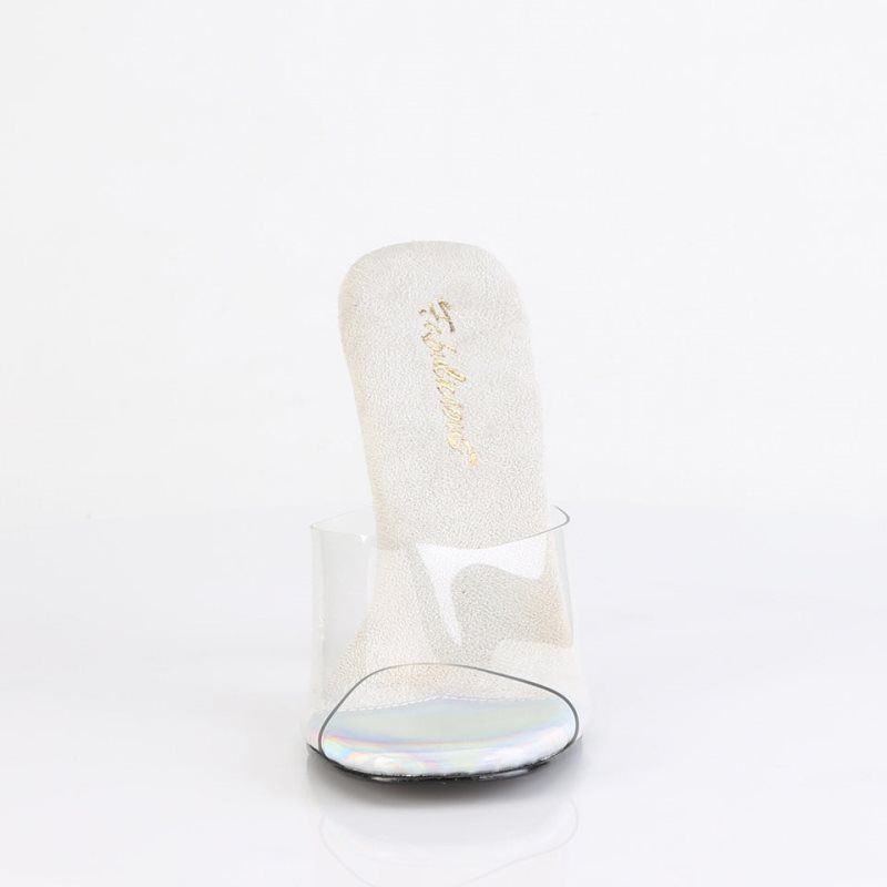 Pleaser Gala-01DSP Badslippers Dames Zilver | KSIMC-BE