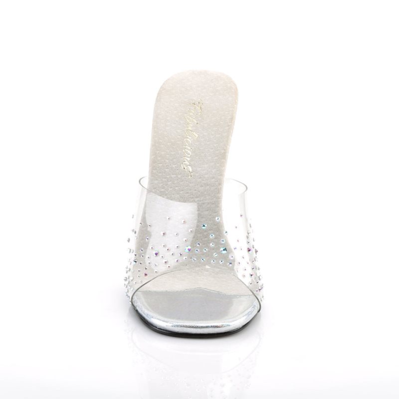Pleaser Gala-01SD Badslippers Dames Clear | QJFTU-BE
