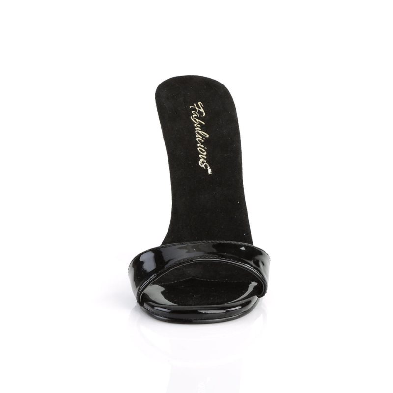 Pleaser Gala-01S Badslippers Dames Zwart | KGDMC-BE