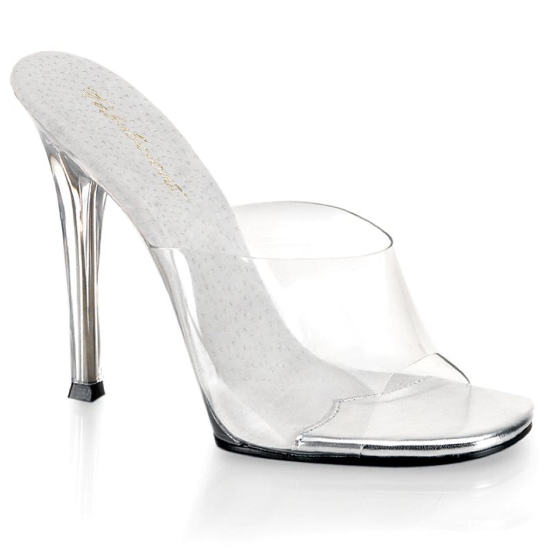 Pleaser Gala-01 Badslippers Dames Clear | IQPFV-BE