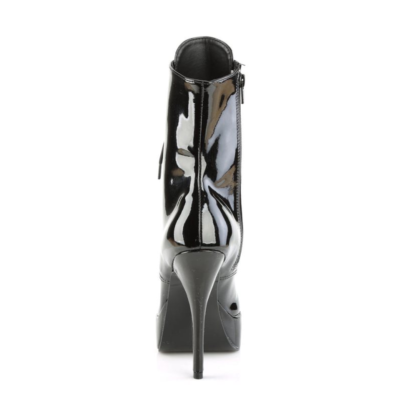 Pleaser Indulge-1020 Laarzen Dames Zwart | FSCAU-BE