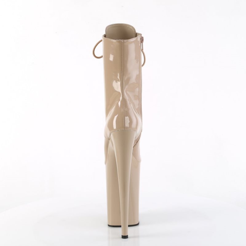 Pleaser Infinity-1020 Laarzen Dames Beige | NGVKL-BE