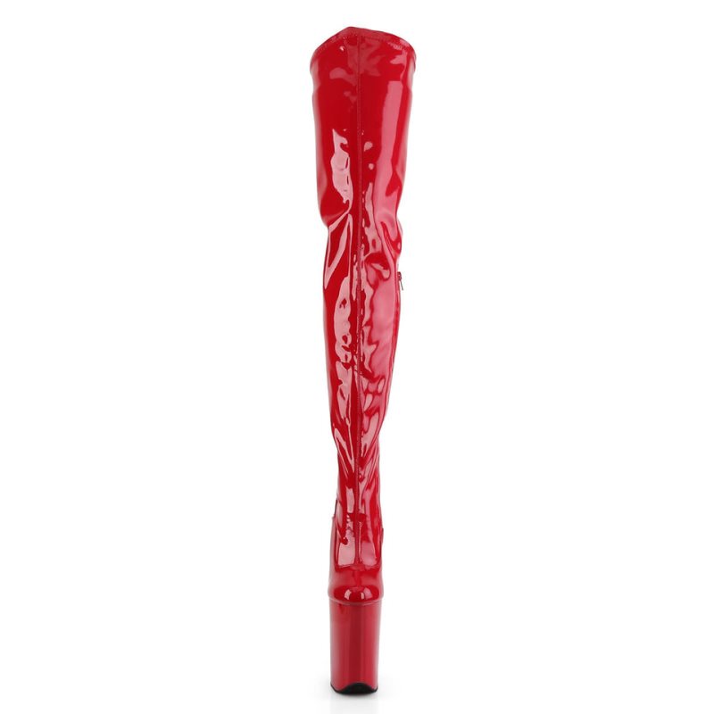 Pleaser Infinity-4000 Hoge Hakken Dames Rood | ZGQSH-BE