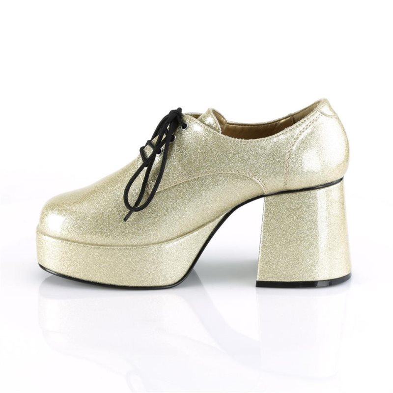 Pleaser Jazz-02G Laarzen Heren Zilver | NKBRT-BE
