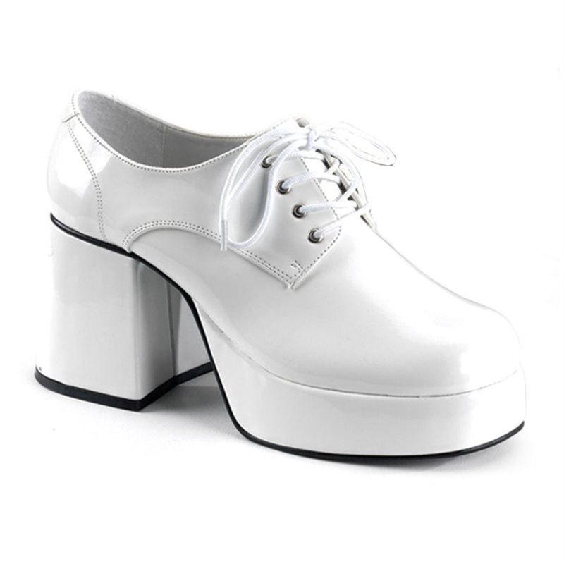 Pleaser Jazz-02 Laarzen Heren Wit | RHABT-BE