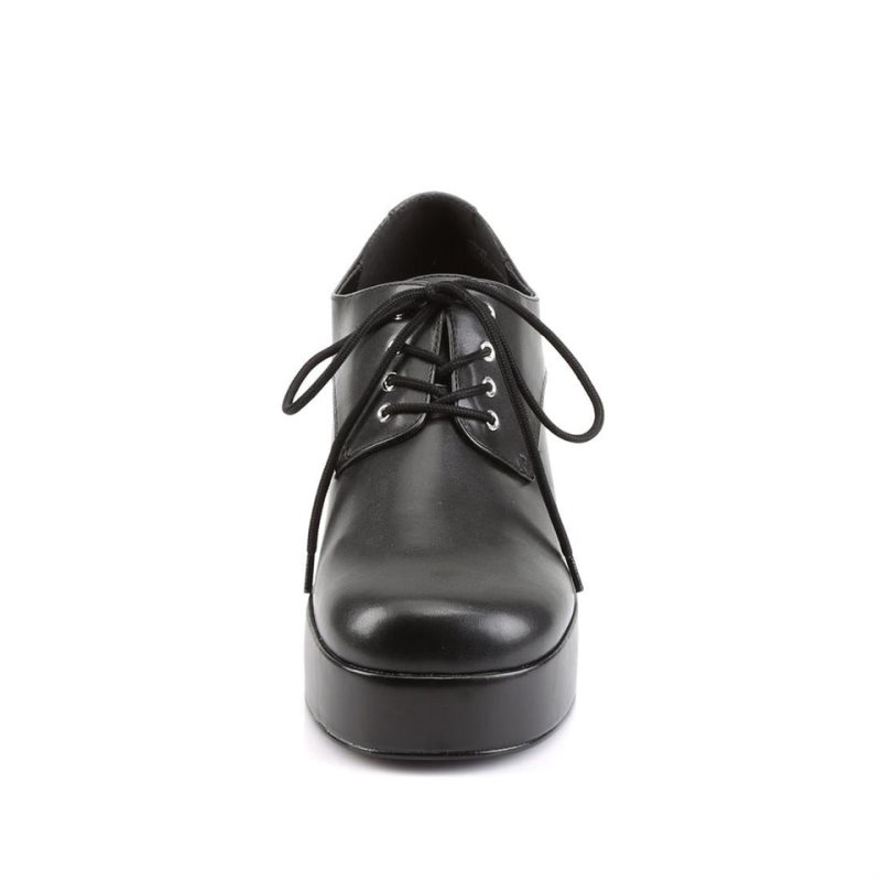 Pleaser Jazz-02 Vegan Leather Laarzen Heren Zwart | MHPSW-BE