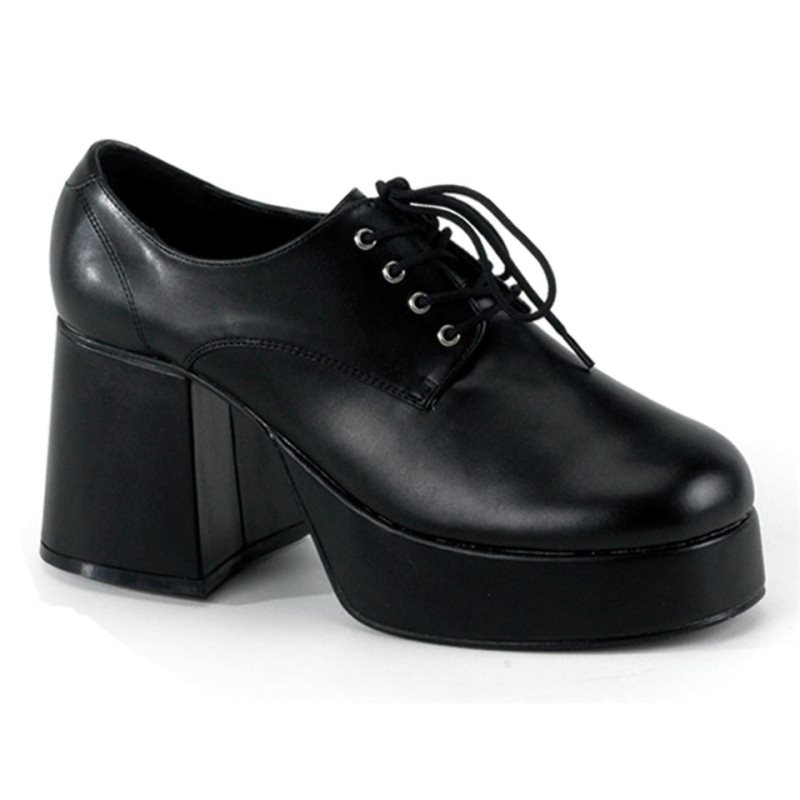 Pleaser Jazz-02 Vegan Leather Laarzen Heren Zwart | MHPSW-BE