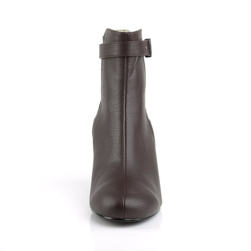 Pleaser Kimberly-102 Laarzen Dames Bruin | BYJQK-BE