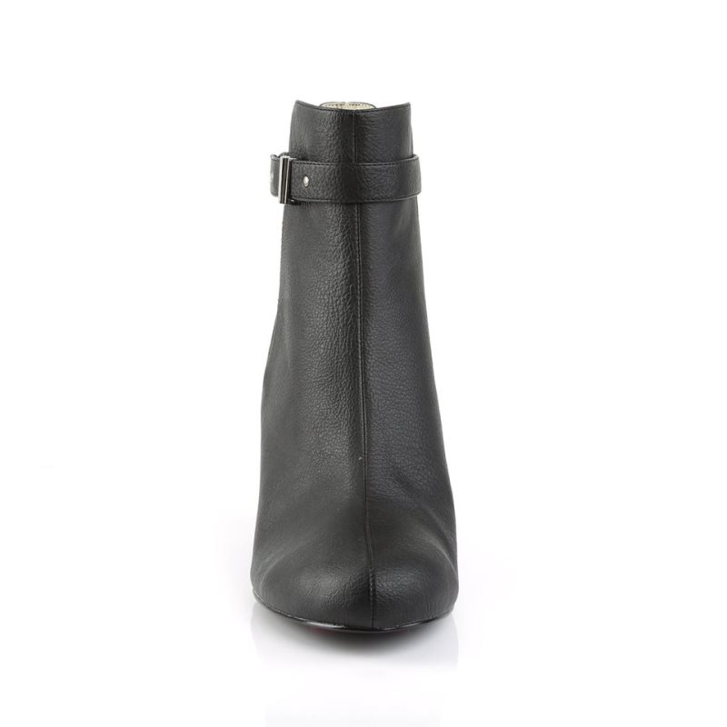 Pleaser Kimberly-102 Vegan Leather Laarzen Dames Zwart | PZUEO-BE
