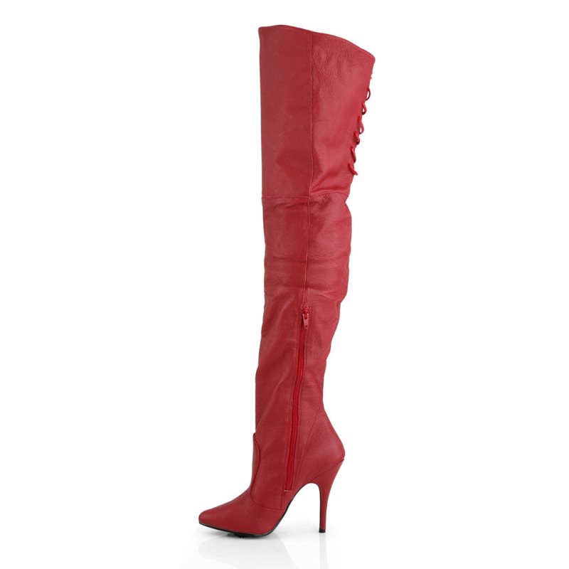 Pleaser Legend-8899 Hoge Hakken Dames Rood | NIKTJ-BE