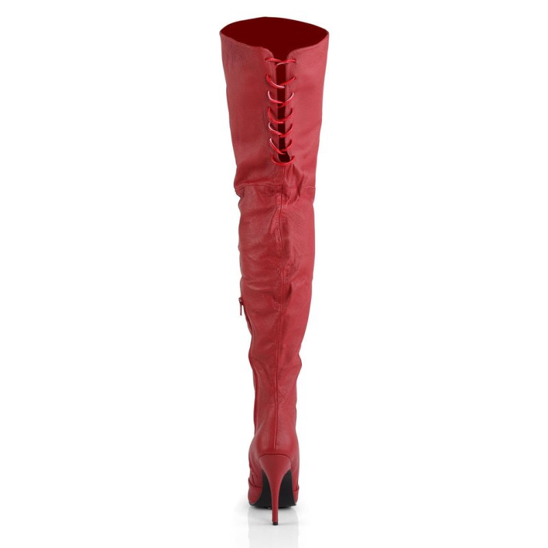 Pleaser Legend-8899 Hoge Hakken Dames Rood | NIKTJ-BE