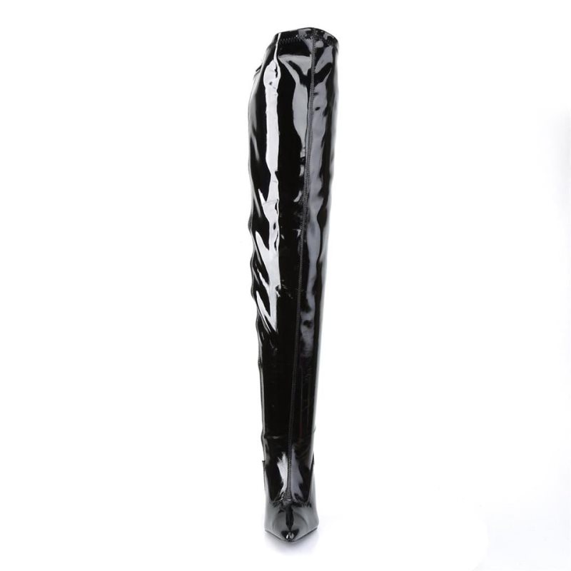 Pleaser Lust-3000X Hoge Hakken Dames Zwart | EPRFI-BE