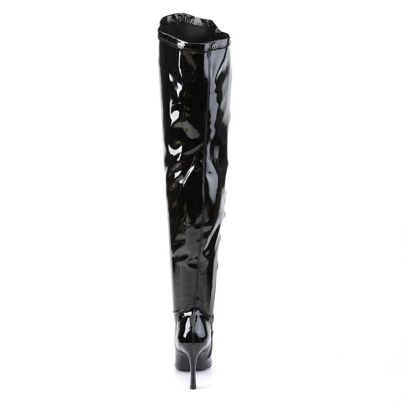 Pleaser Lust-3000X Hoge Hakken Dames Zwart | EPRFI-BE