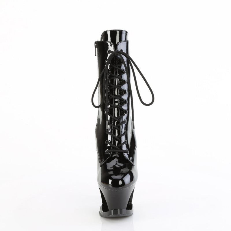 Pleaser Moon-1020DIA Laarzen Dames Zwart | QUTLH-BE