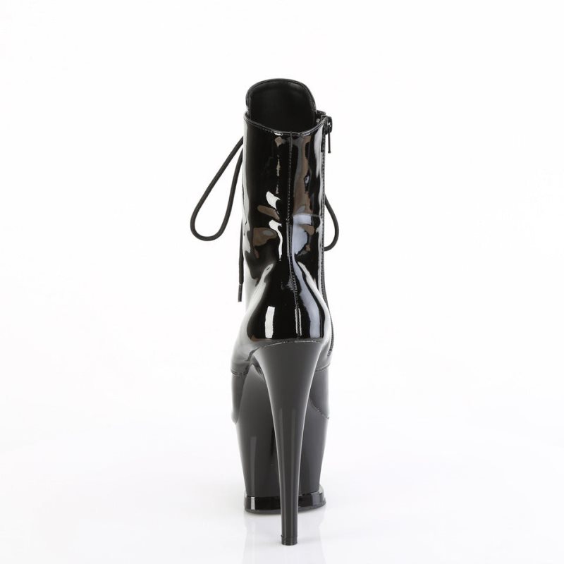 Pleaser Moon-1020DIA Laarzen Dames Zwart | QUTLH-BE