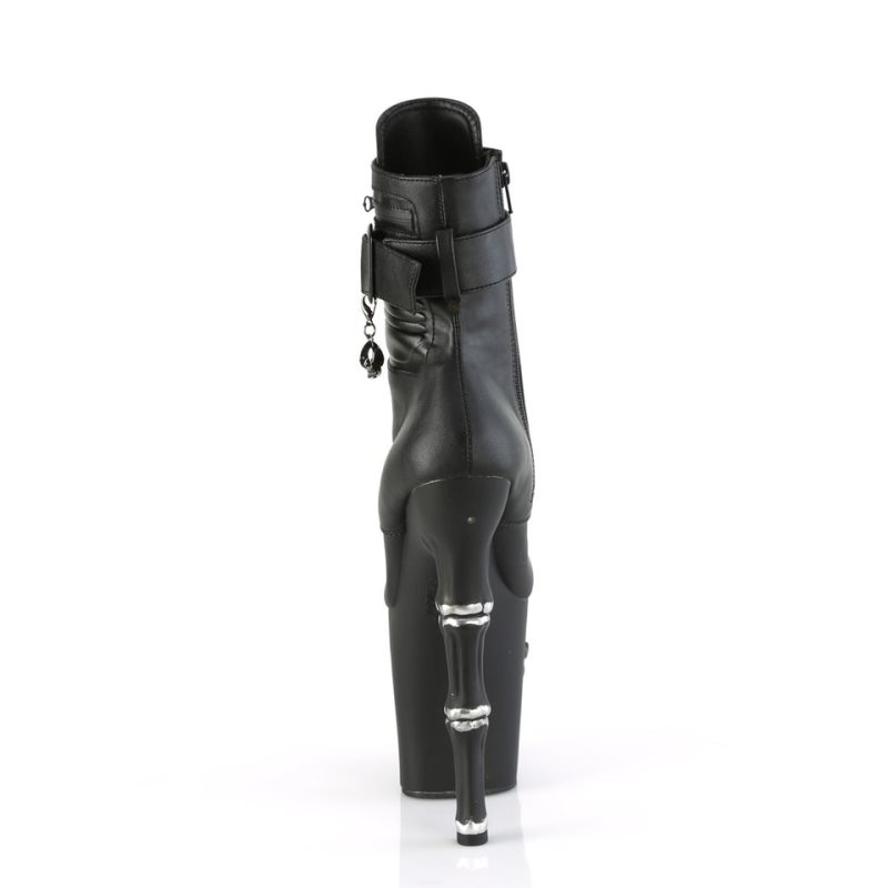 Pleaser Rapture-1020STR-LT Vegan Leather Laarzen Dames Zwart | YBPMR-BE