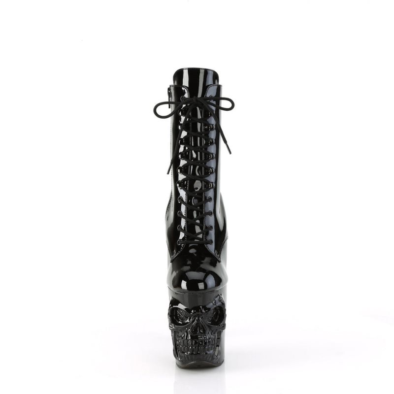 Pleaser Rapture-1020 Laarzen Dames Zwart | EBZGR-BE