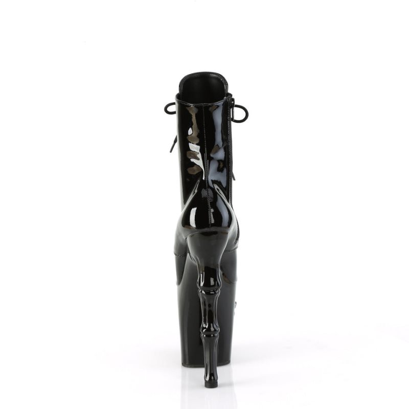 Pleaser Rapture-1020 Laarzen Dames Zwart | EBZGR-BE