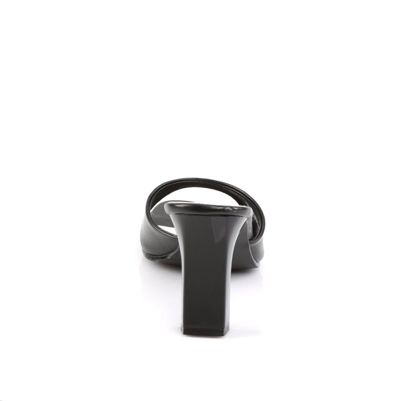 Pleaser Romance-301-2 Badslippers Dames Zwart | RLAWP-BE