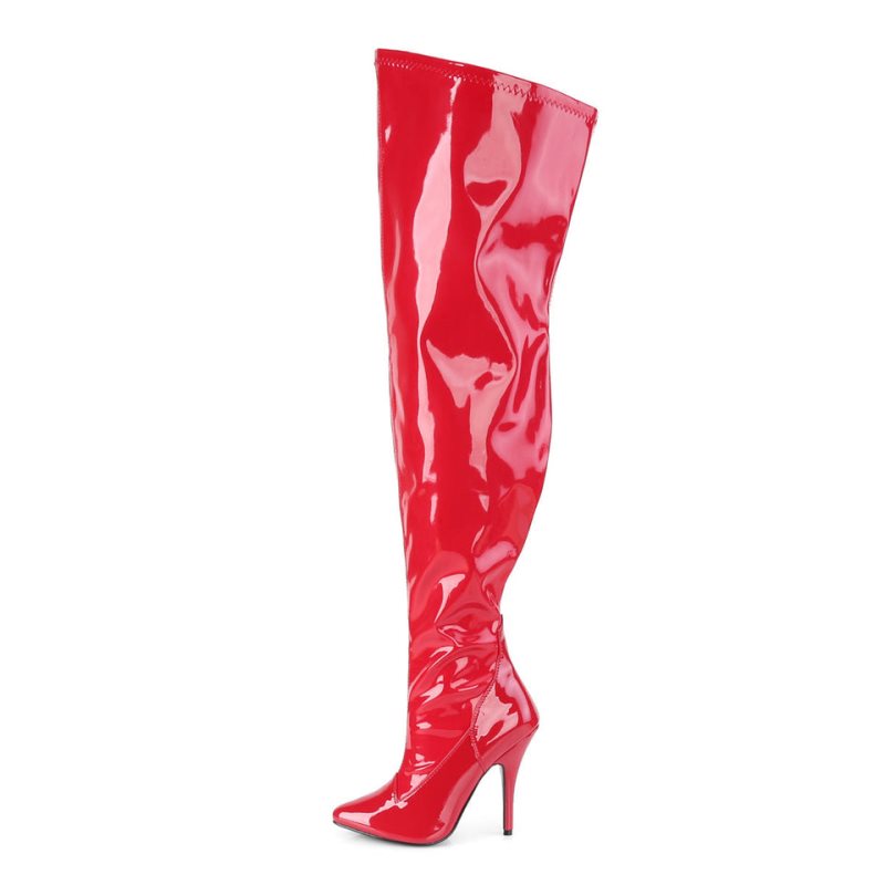 Pleaser Seduce-3000WC Hoge Hakken Dames Rood | SMVRO-BE